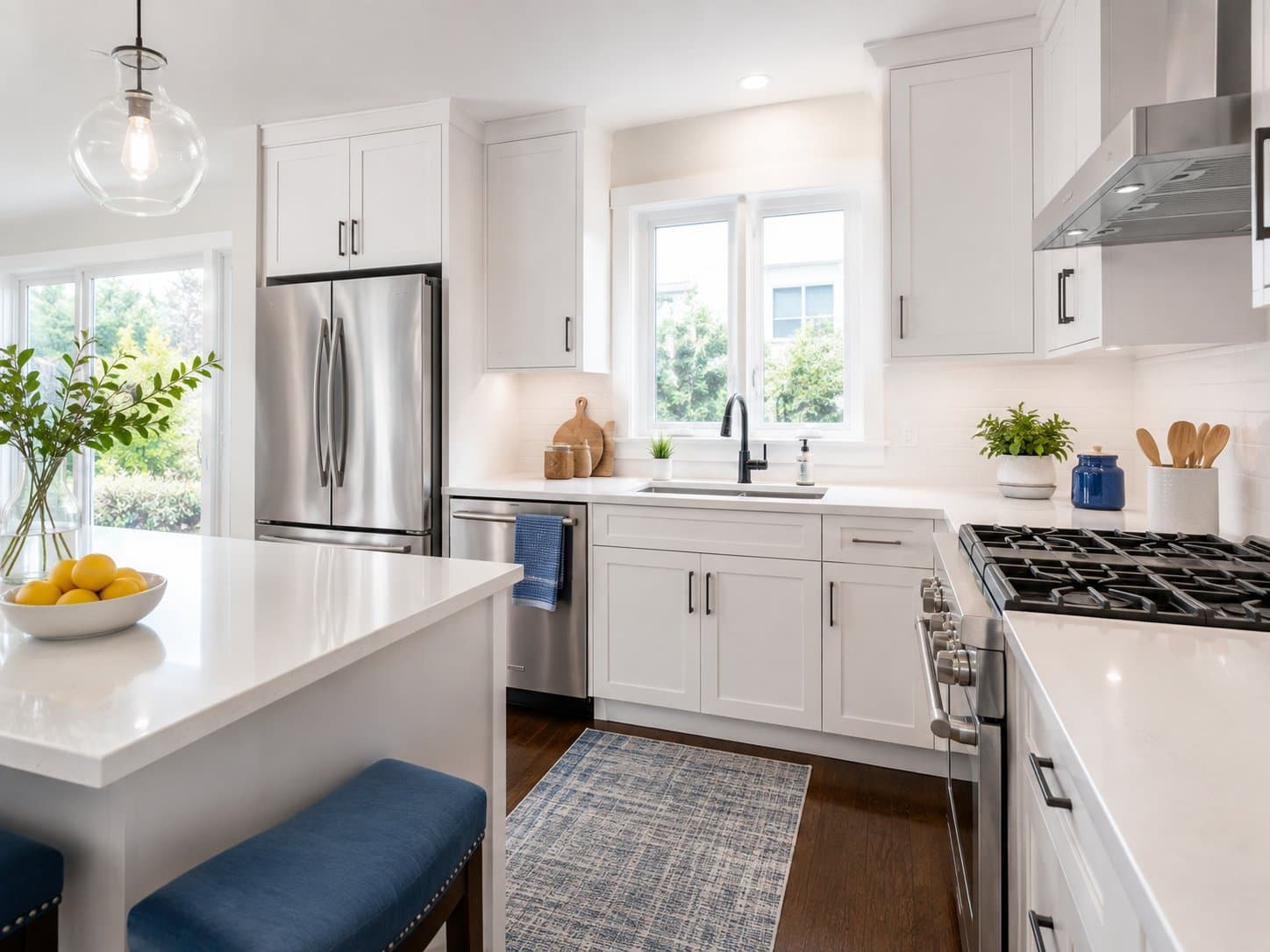 Freshly cleaned modern kitchen